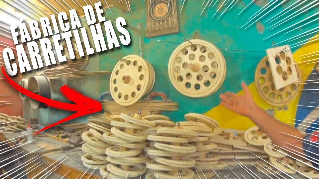 Visitei uma FÁBRICA DE CARRETILHAS para PIPAS - Mago Carretilhas