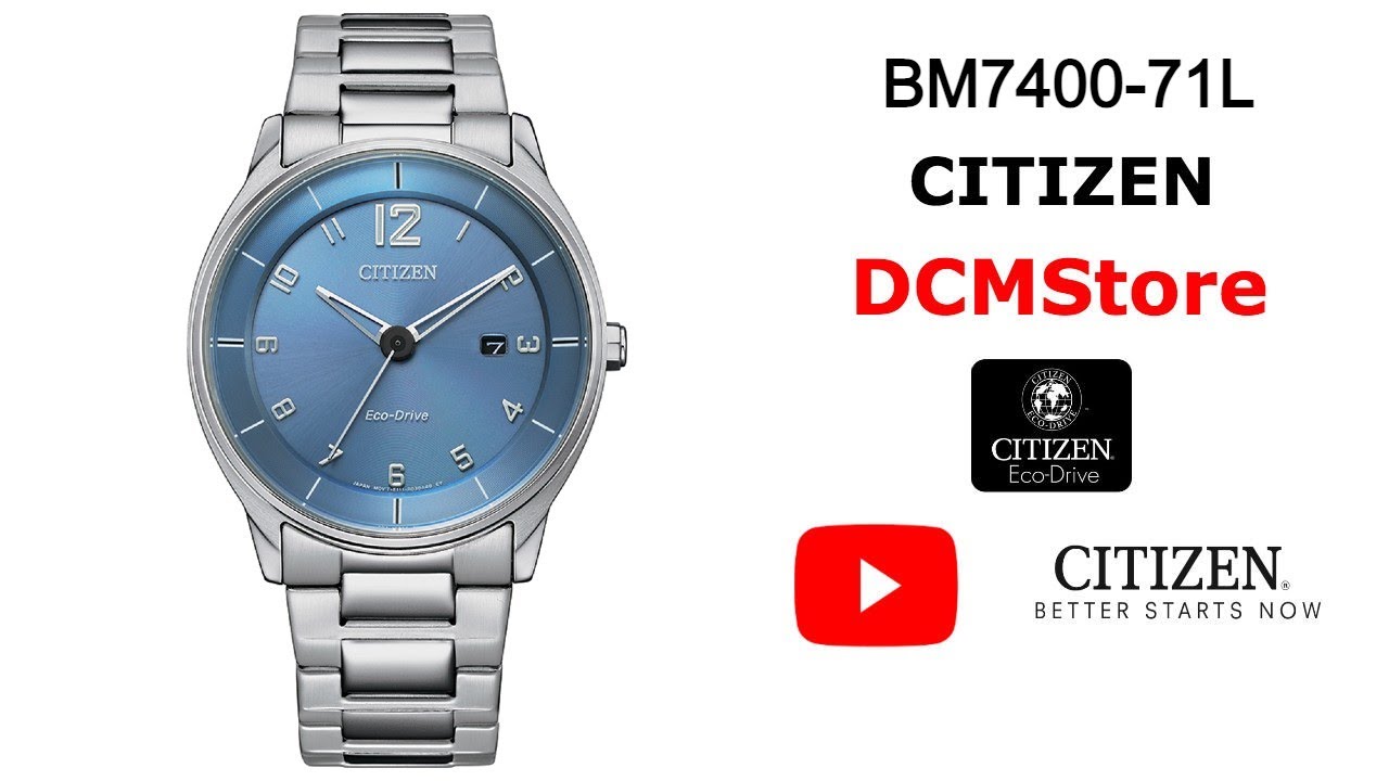 BM7400-71L Citizen Dress Blue Dial Stainless