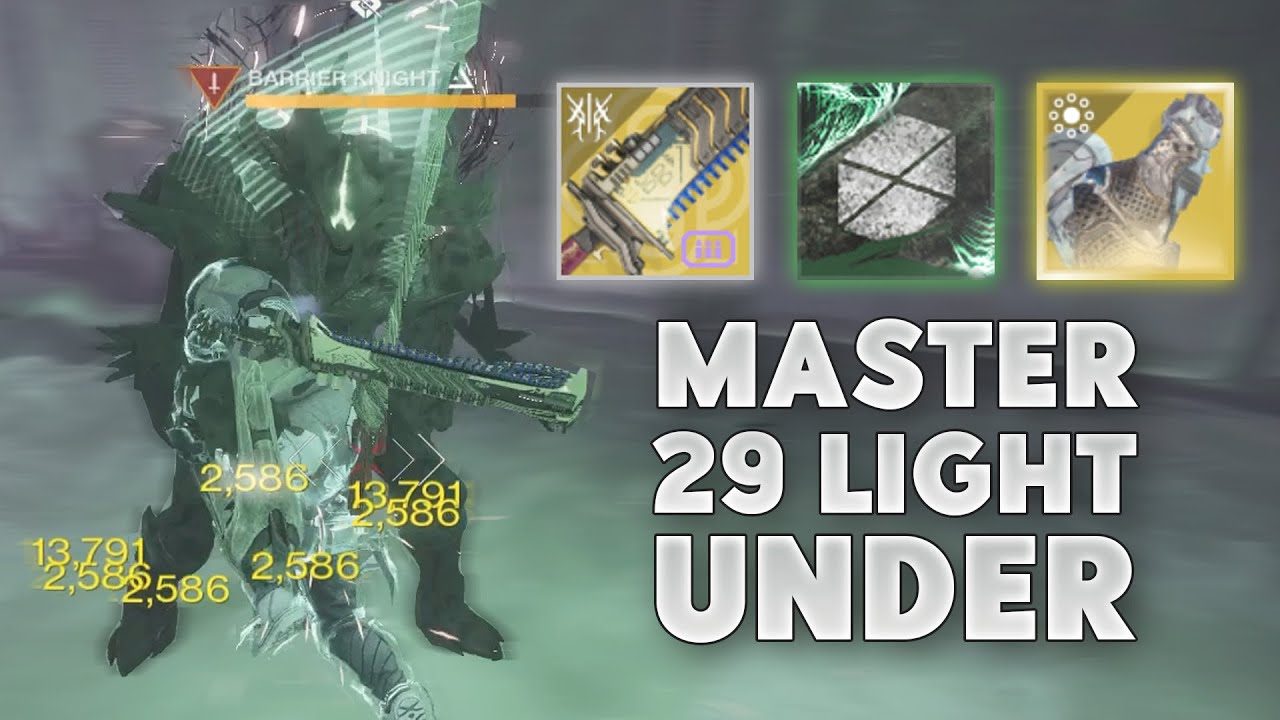 Solo Master Lost Sector Sepulcher 29 light under with new Strand Aspect