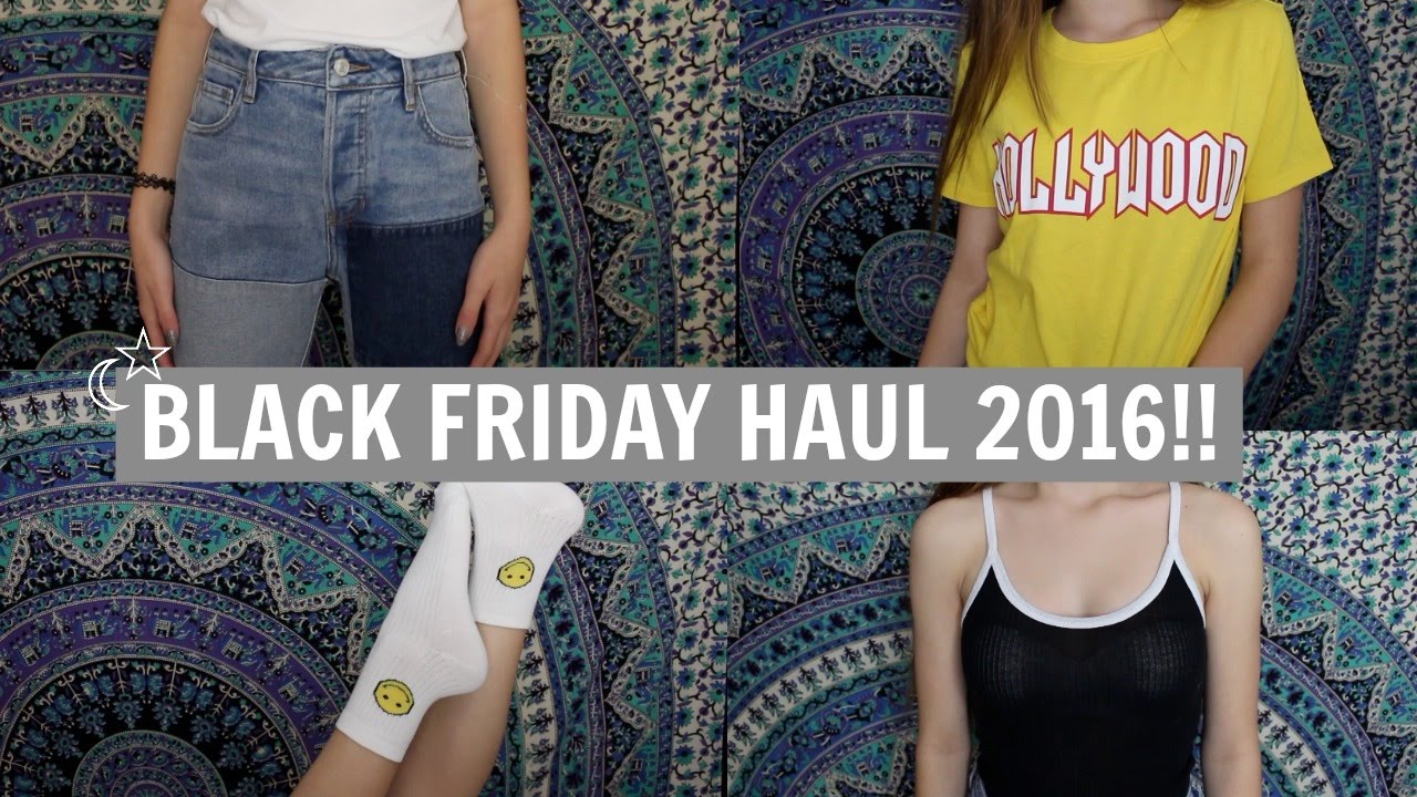 HUGE TRY-ON BLACK FRIDAY HAUL 2016!!/Pacsun, Zara, Forever 21,