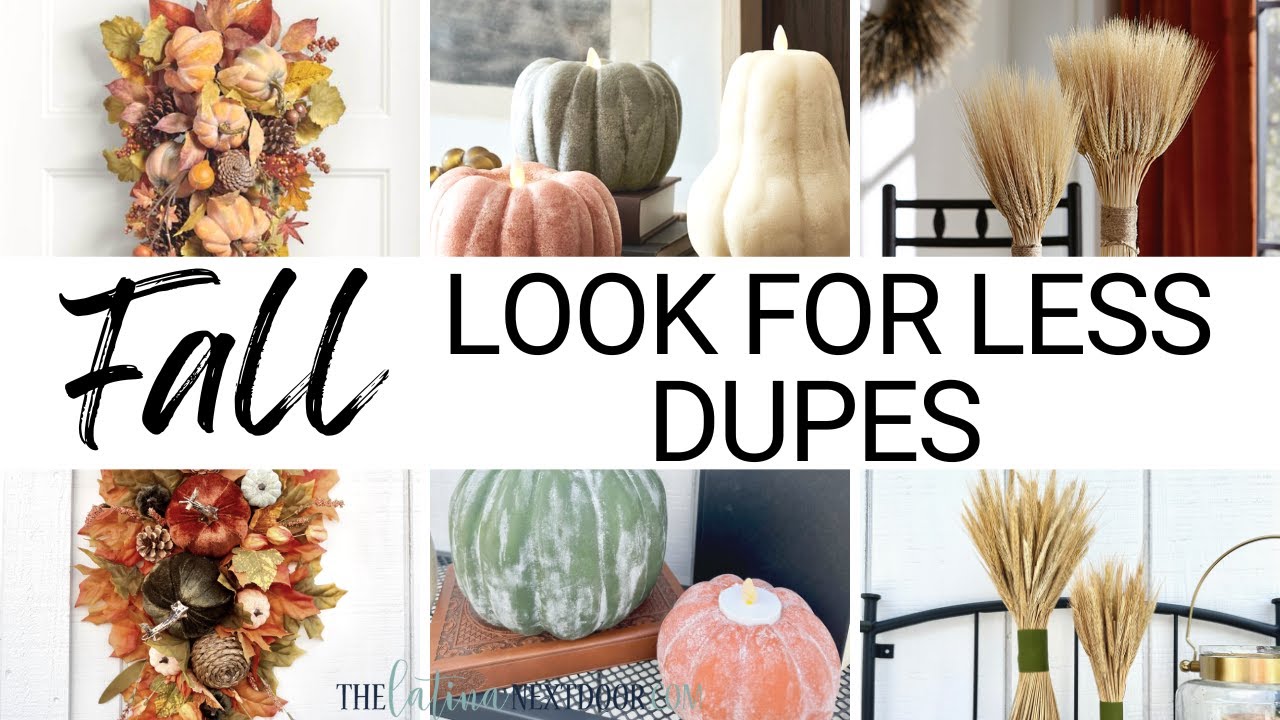 🍁 HIGH END LOOK FOR LESS DUPES FOR FALL, SO EASY TO MAKE!