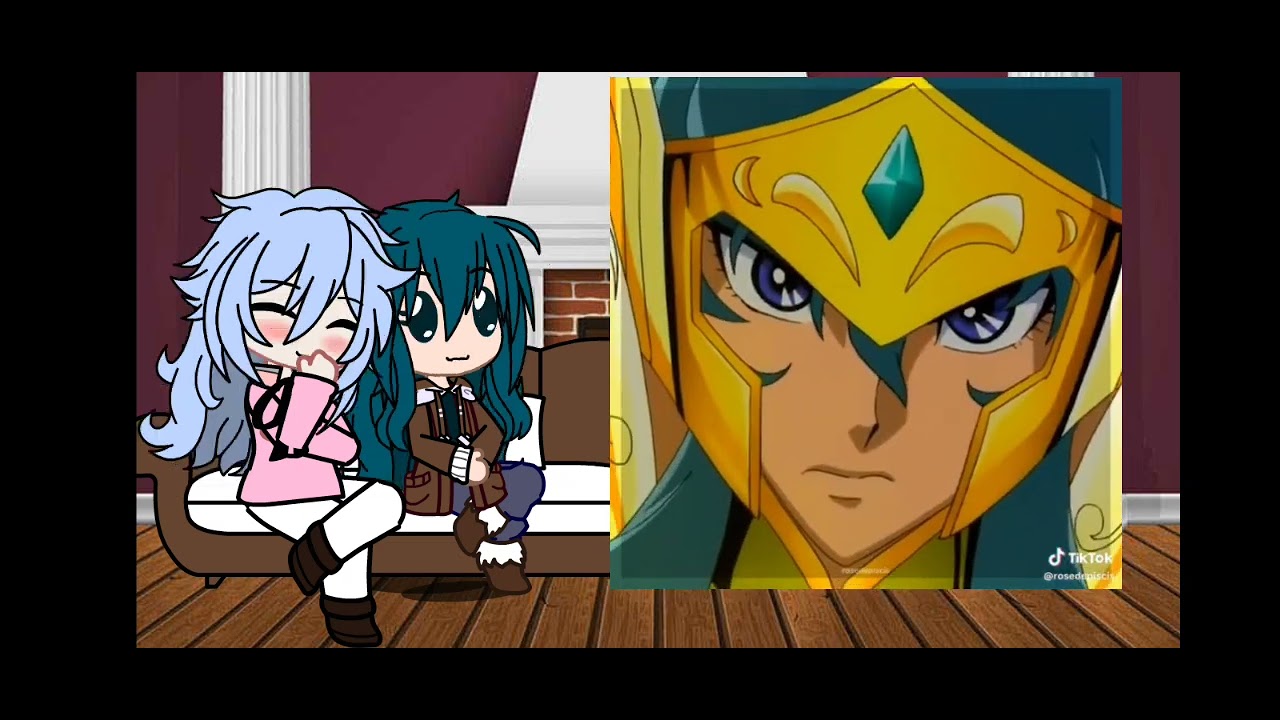 Afrodita y Camus reaccionan al 🌹 Afrodita x Camus ❄️//Gacha Club//