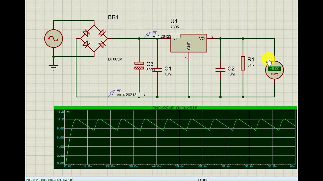 AC to DC power supply using regulator IC | LM7805 and LM7812