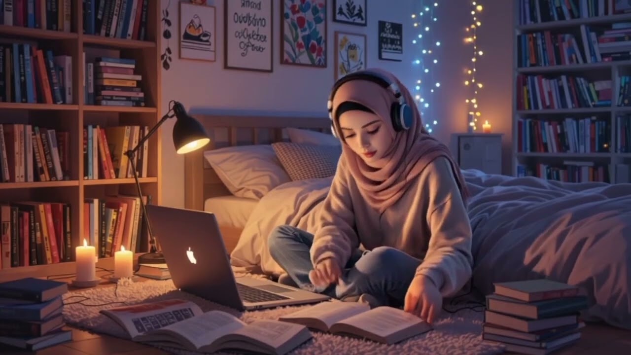 Study With Me 📚 Relaxing Quran Recitation ||   Lofi Theme ||