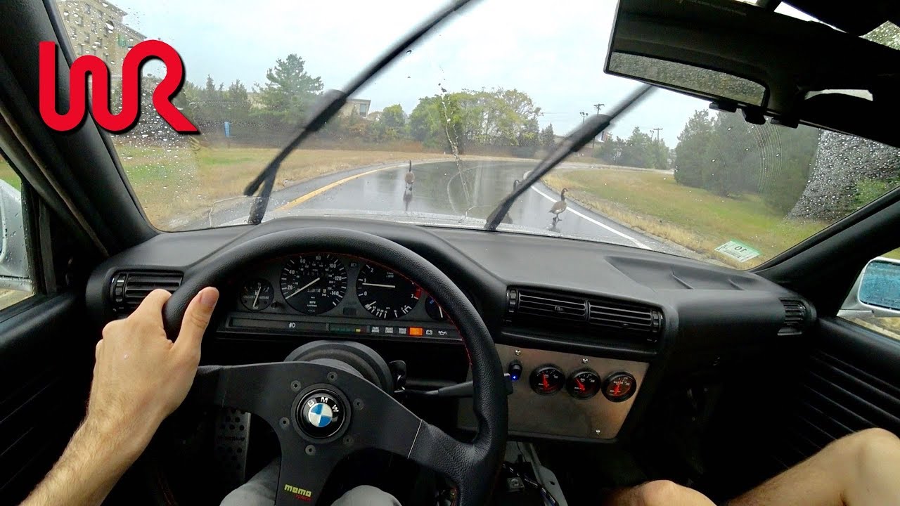 S50b30 E30 -1991 BMW 325i - Тест-драйв с точки зрения Тедварда (бинауральный звук)