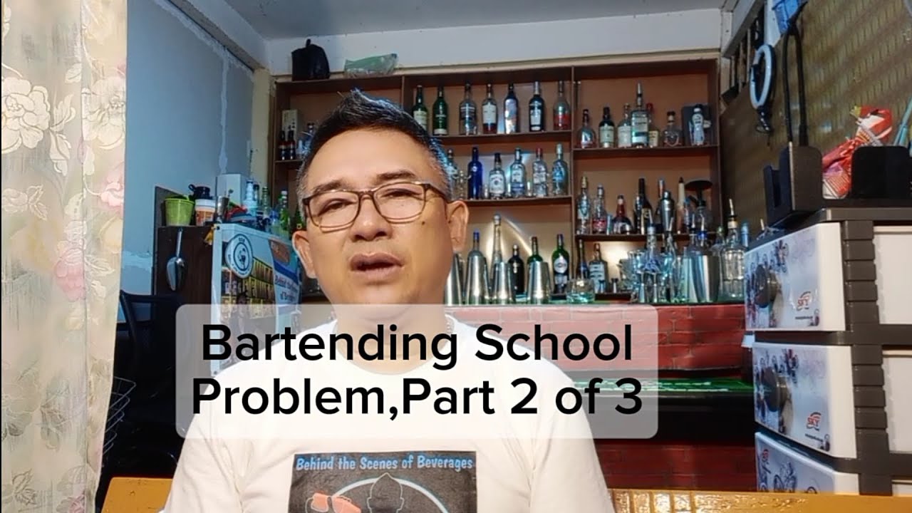 Bartending School Problem p 2 of 3