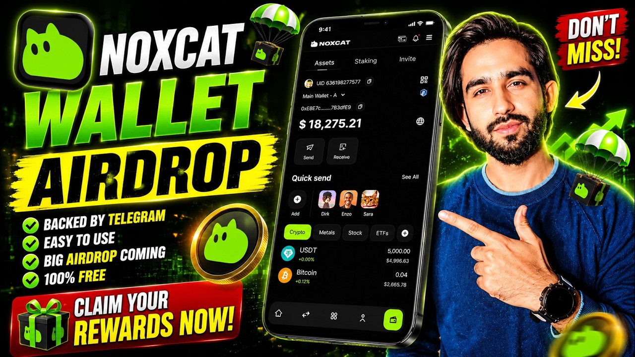 NoxCat Wallet Airdrop 2026 | Don&rsquo;t Miss This FREE Crypto Airdrop | Claim Before It&rsquo;s Too Late