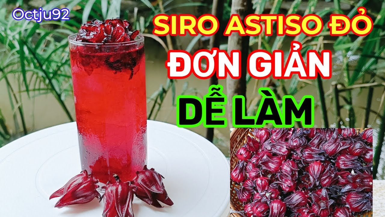 C&aacute;ch nấu Siro Atiso đỏ. Đơn giản tại nh&agrave;