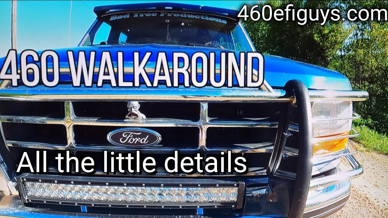 460 Ford Big Block 1995 F350: подробный обзор всех мельчайших деталей с обзором 460efiguys.com.