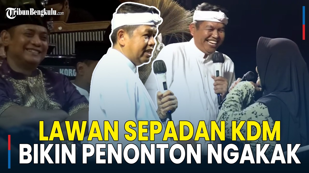 'Gubernur Humor' Candaan Jitu Kang Dedi Mulyadi Dibalas Janda Tua, Penonton Sampai Ngakak