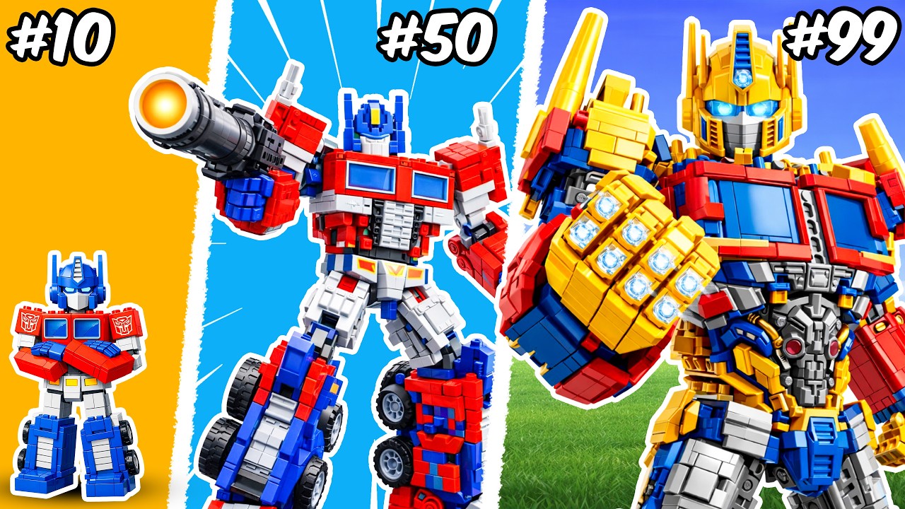 LEGO Трансформеры: Сборка Оптимуса Прайма | Канал ROBO Bricks
