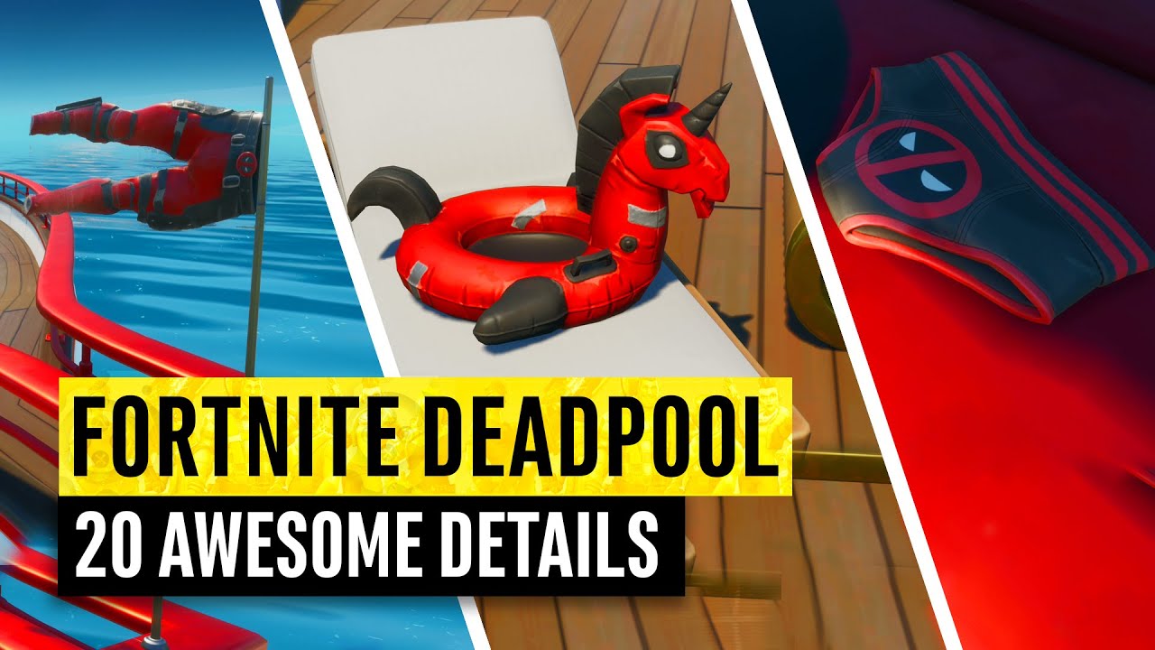 Fortnite Deadpool Update | 20 Awesome Details You Need To See
