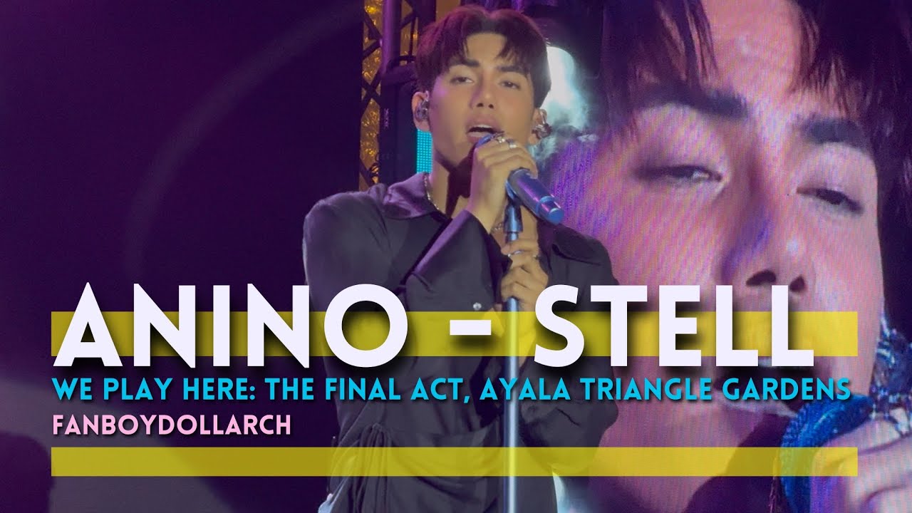 ANINO - STELL of SB19 Fancam - 251126 WE PLAY HERE: THE FINAL ACT, Ayala Triangle - FanBoy Doll Arch