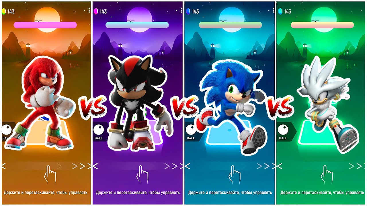 Sonic The Hedgehog | Tiles Hop Rhythm Music |