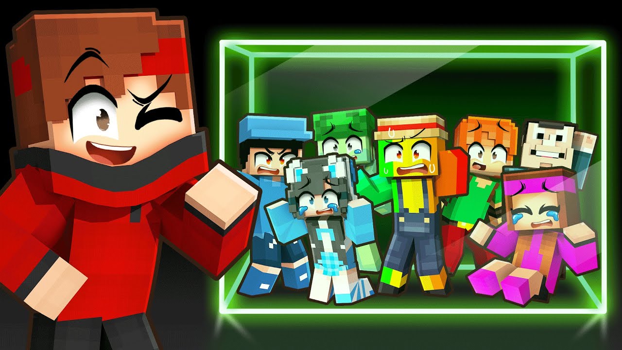 ENFERMER mes amis dans une BOÎTE pendant 24 heures sur Minecraft !