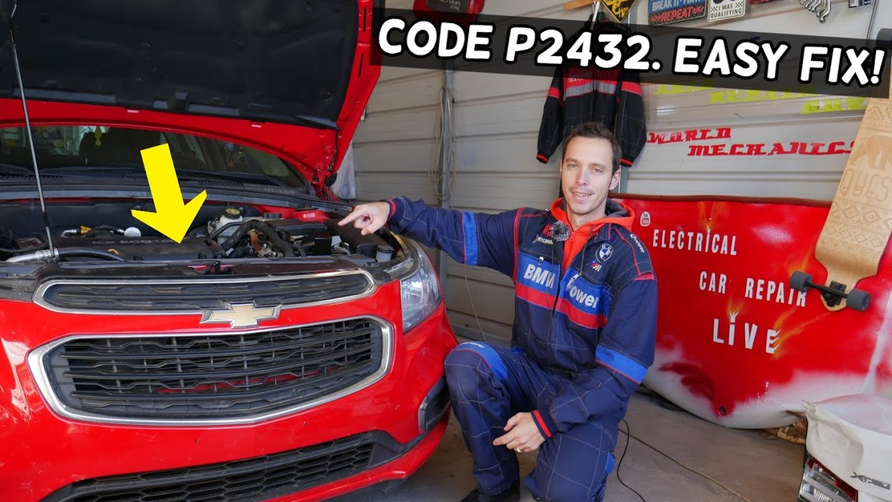 FIX CODE P2432 SECONDARY AIR INJECTION SYSTEM CHEVY, CHEVROLET, GMC, BUICK, CADILLAC