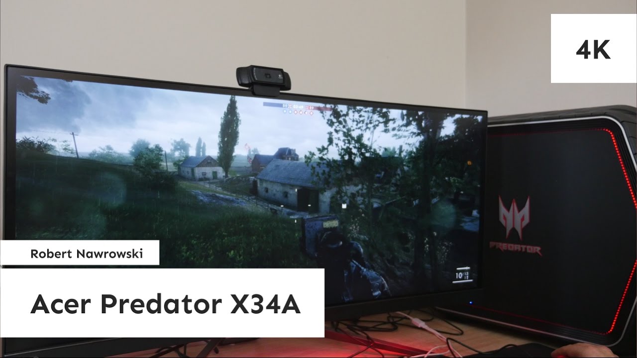 Acer Predator X34A Recenzja monitora do gamingu i montażu | Robert Nawrowski