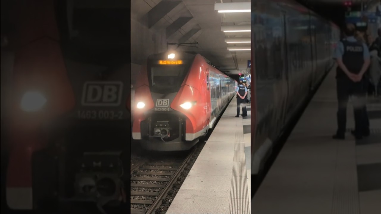 Kunstvoll gestaltete Regionalz&uuml;ge werben f&uuml;r Flughafenexpress N&uuml;rnberg&ndash;M&uuml;nchen