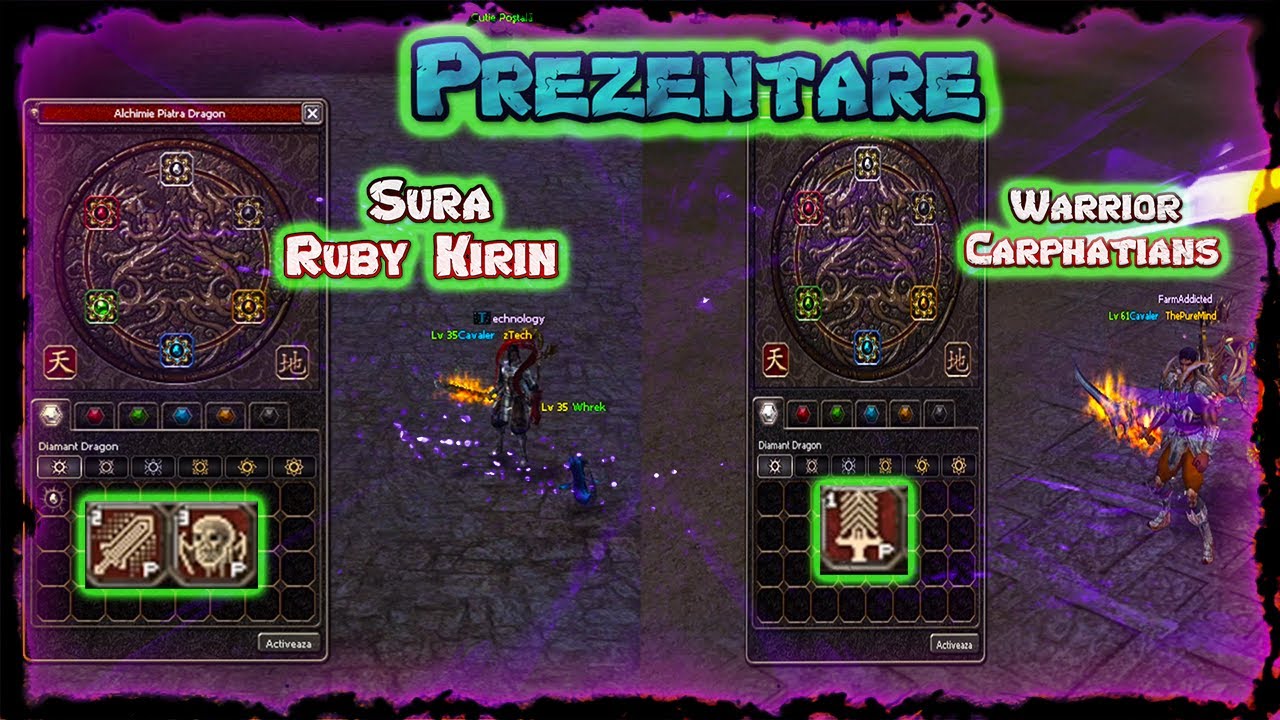 ✅Prezentarea Farmerului Perfect de Nivel 35 de pe Ruby Kirin ! Metin2Ro