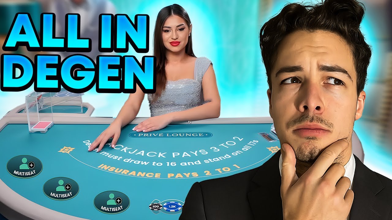 I WENT ALL IN ON ONLINE BLACKJACK!