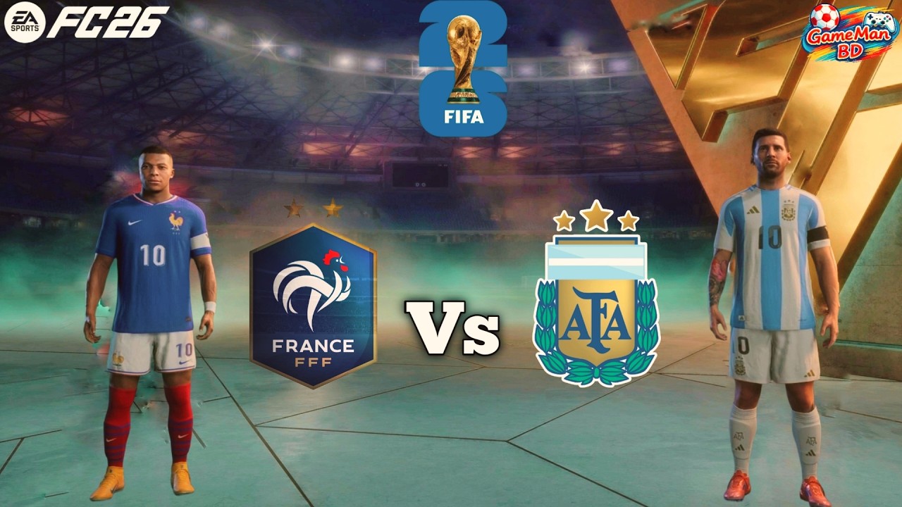 FC 26 - France vs Argentina - FIFA World Cup 2026 Final. Full Match