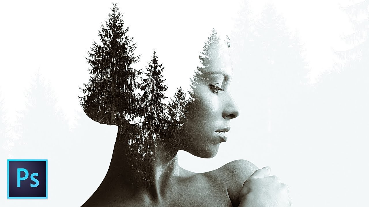 EASY Double Exposure - Photoshop Tutorial