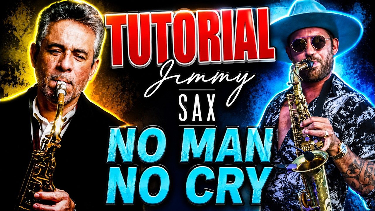 TUTORIAL NO MAN NO CRY Sassofono contralto (versione Jimmy Sax )