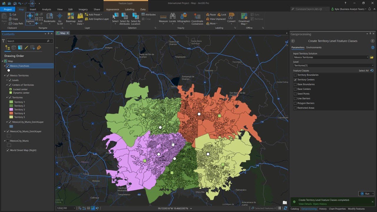 Using Territory Design Seed Points in ArcGIS Business Analyst Pro