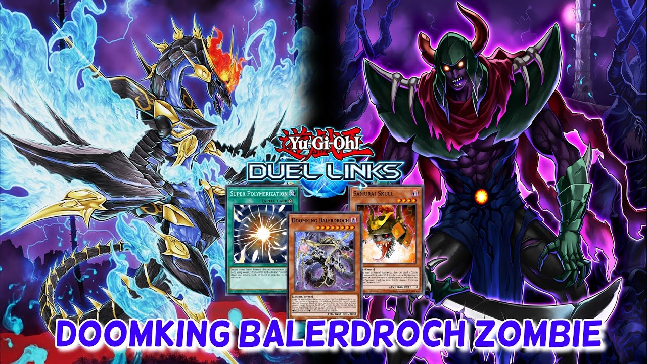 DOOMKING BALERDROCH ZOMBIE DECK DUEL LINKS KC CUP REPLAY + DECKLIST [YU GI OH! DUEL LINKS]