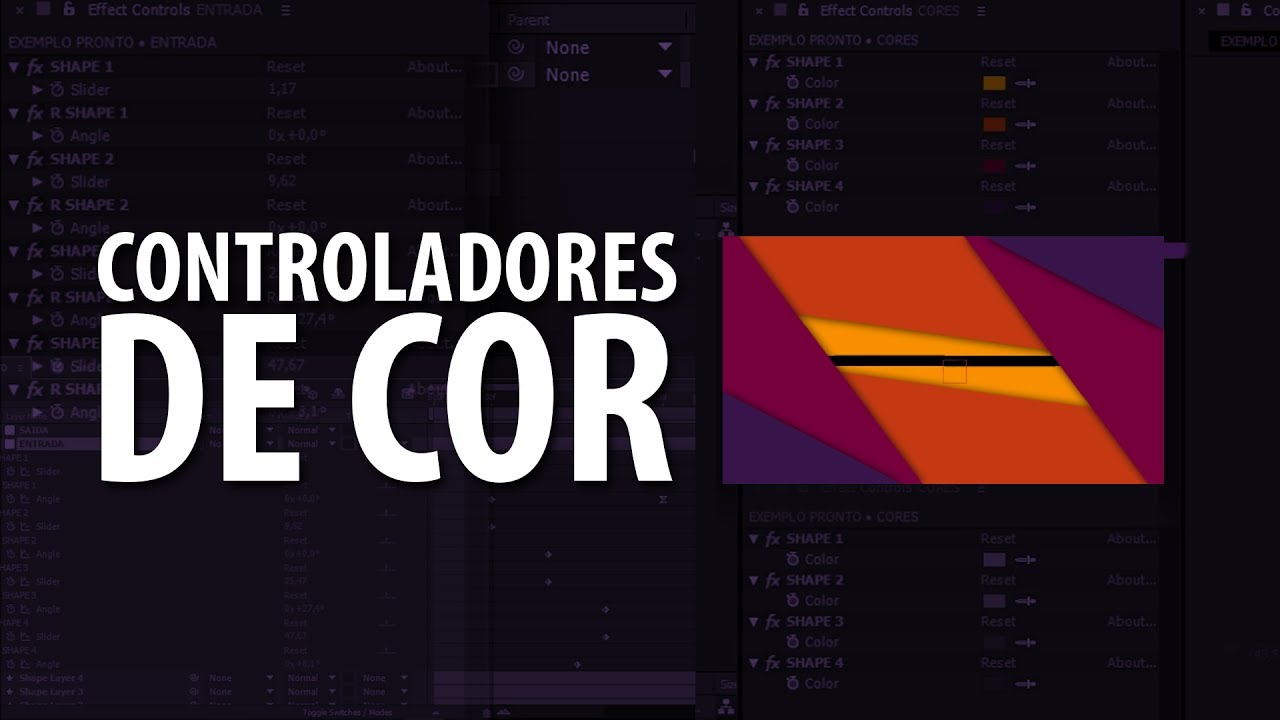 Facilitando alterações de cor no After Effects - 
