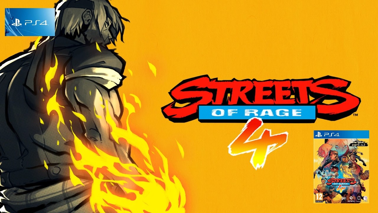 Streets of Rage 4 Story mode 4 Players PS4