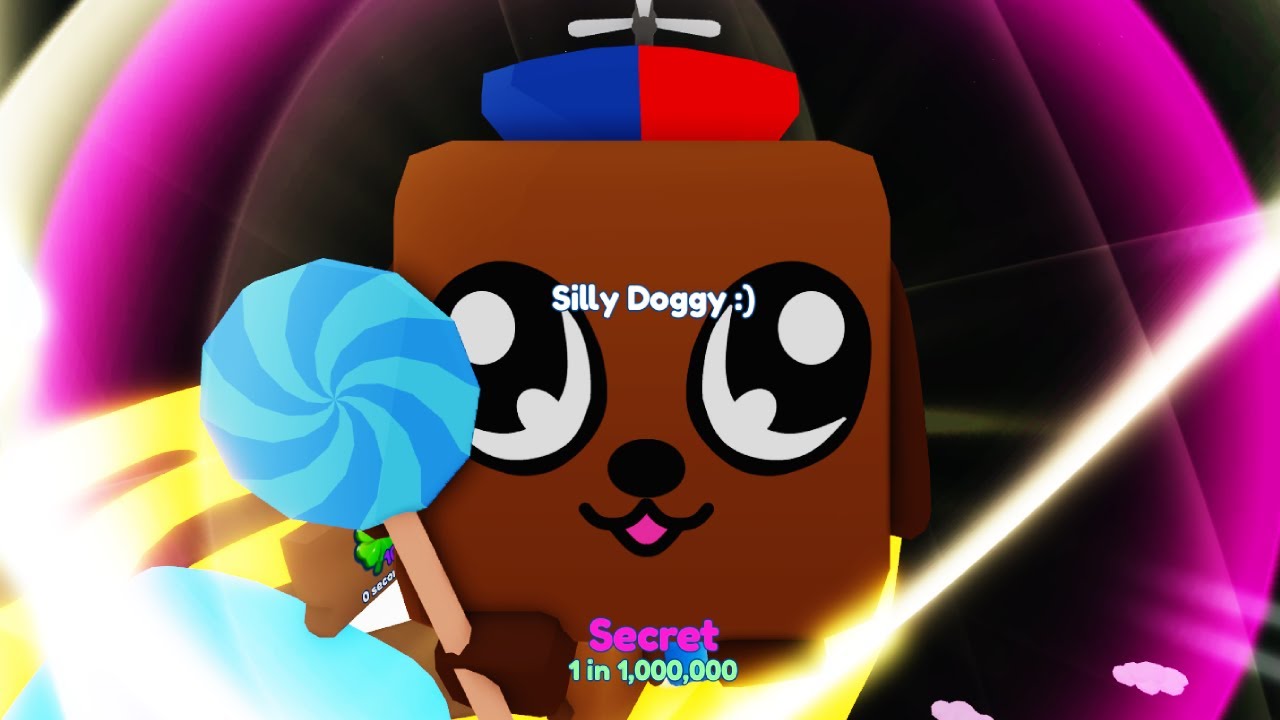 HATCHING *SECRET* SILLY DOGGY EGGS  with 59083% Luck... (Bubble Gum Simulator INFINITY)