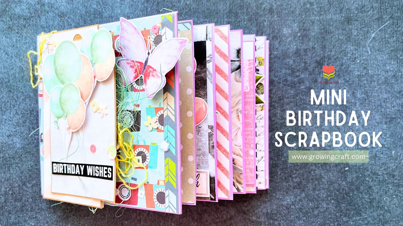 Handmade birthday Scrapbook DIY #birthdayscrapbook #bestfriend #handmade #diycraft #tutorial #ideas