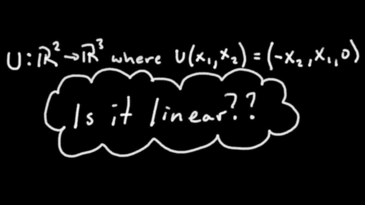 How to Know if a Transformation is Linear: Transformations (4/4) [Passing Linear Algebra]
