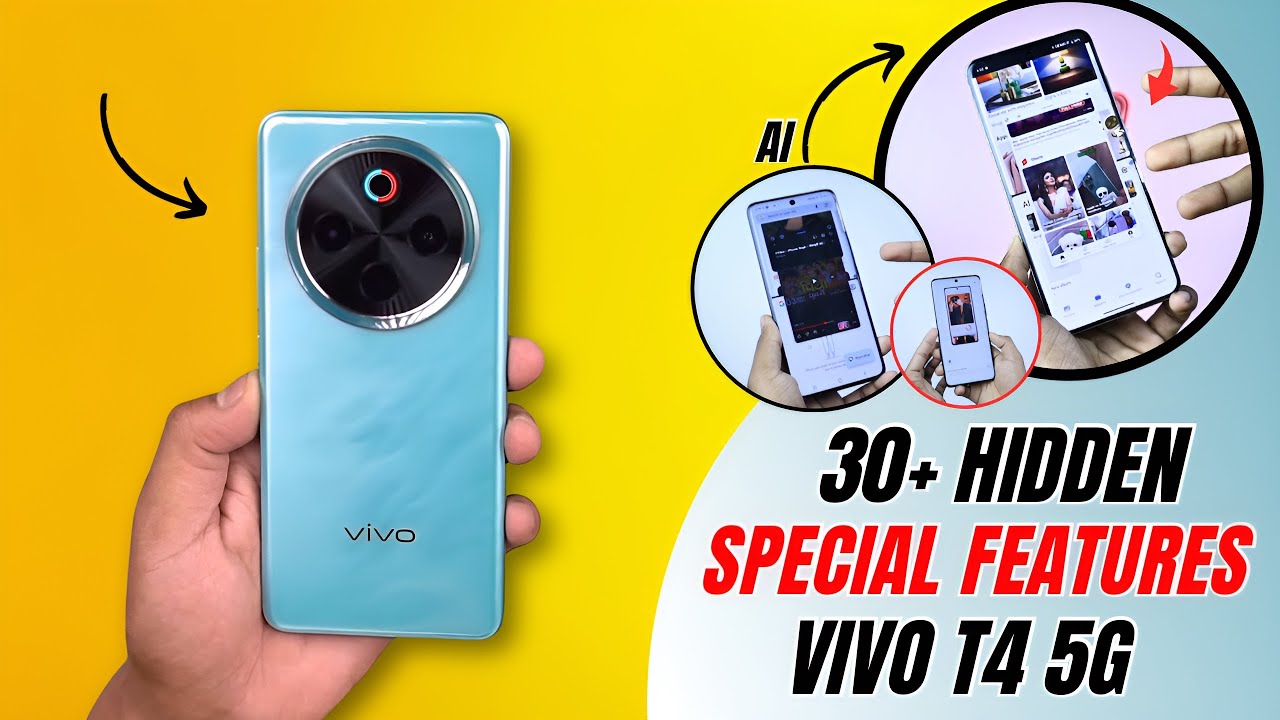 Vivo T4 5G Tips And Tricks 🔥 Hidden Top 30+ Special Features | vivo t4
