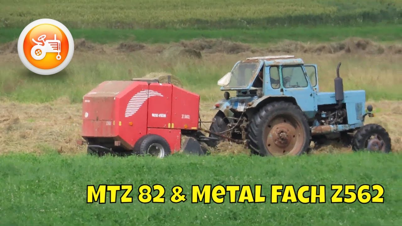 Baling 2025 | MTZ 82 & Metal Fach Z562 baling hay