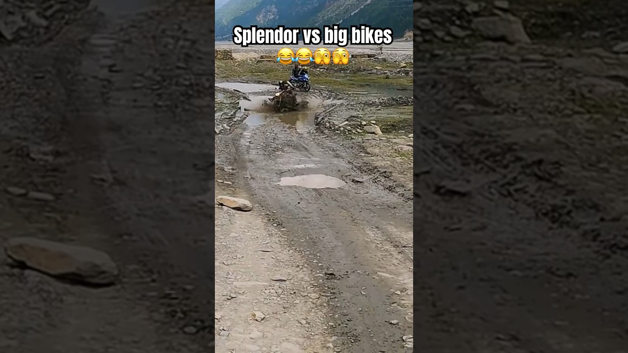 Nepal Offroad | Splendor rocked Biker Shoked #viral #shortvideo #crash #offroad