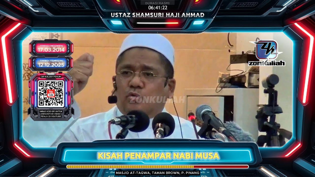 TAZKIRAH : Mukjizat Dan Penampar Nabi Musa - Ustaz Shamsuri Ahmad
