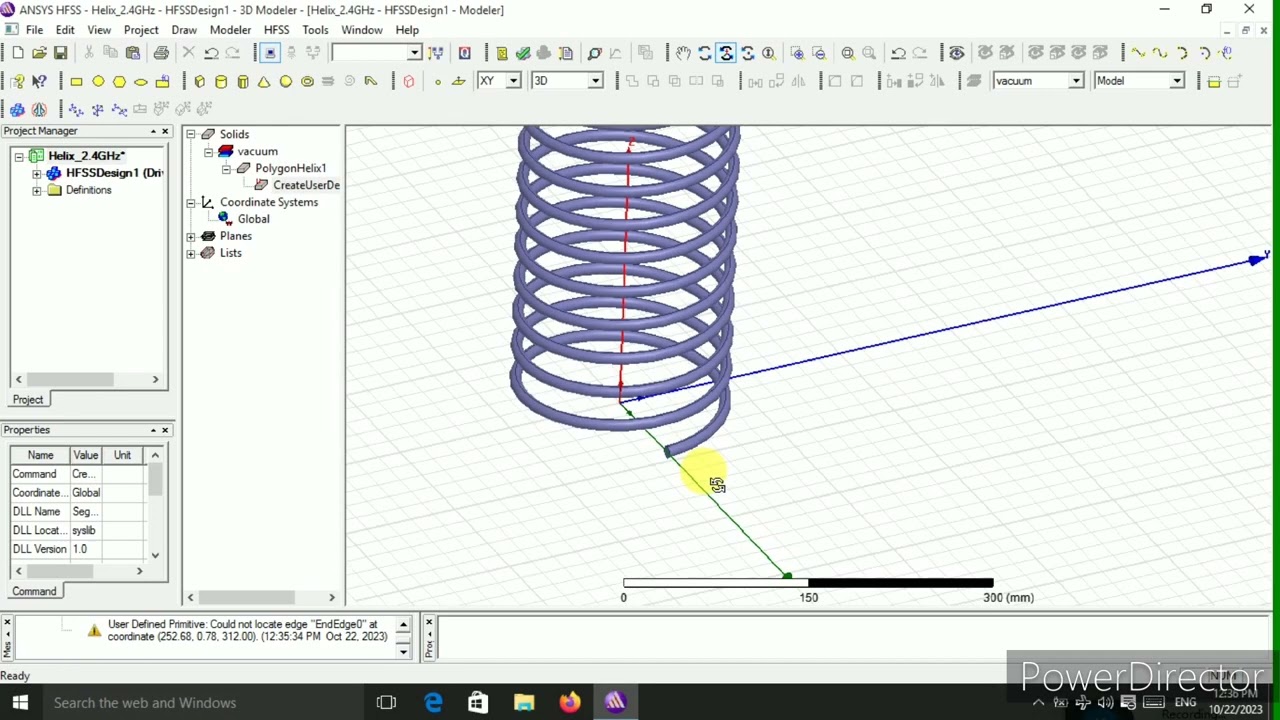 Helical or Helix and Sprial Antenna (Areal) Design using HFSS Part - 1 Tamil