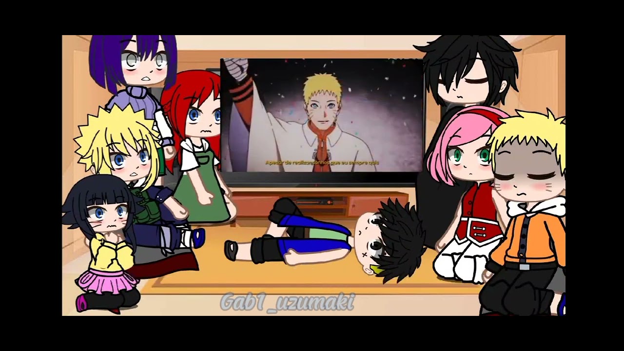 Naruto e sua família e amigos reagindo ao rap A morte de um uzumaki 😘 |gab1_uzumaki