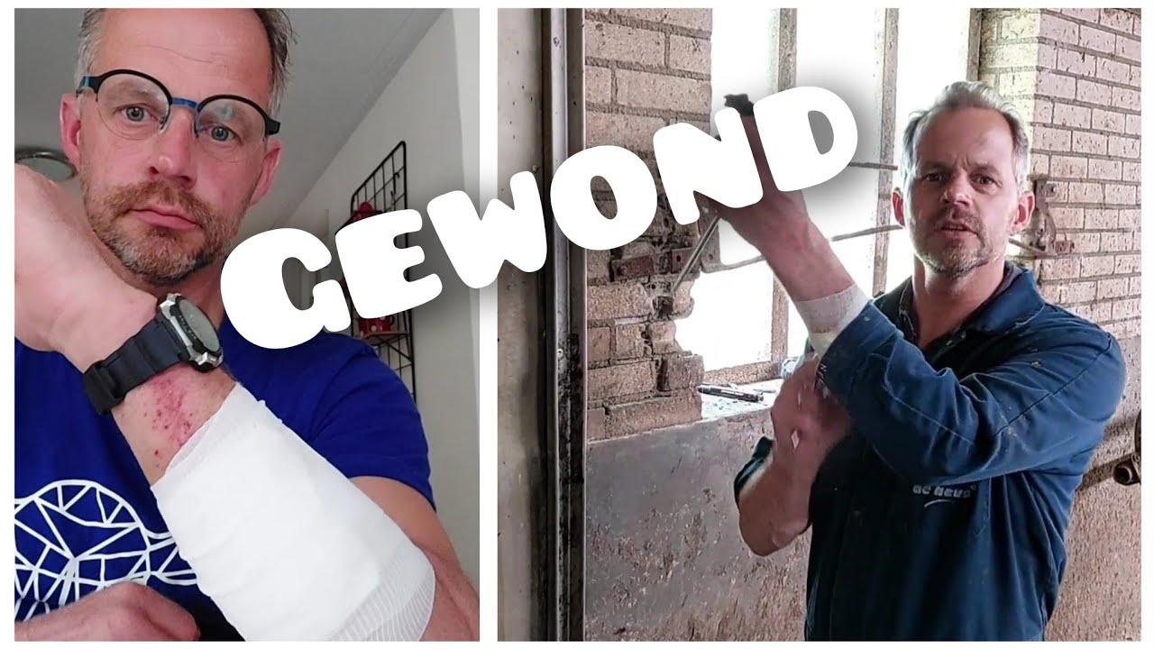 Gewond tijdens werken met SLIJPTOL | Boer Gerrit vlogt