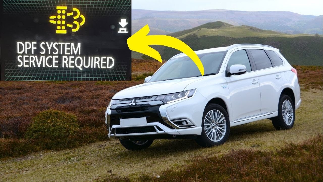 Mitsubishi Outlander says “DPF System Service Required”