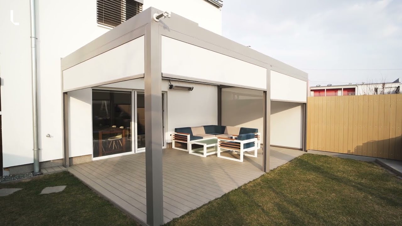 Hliníková bioklimatická pergola ARTOSI - Labona.cz