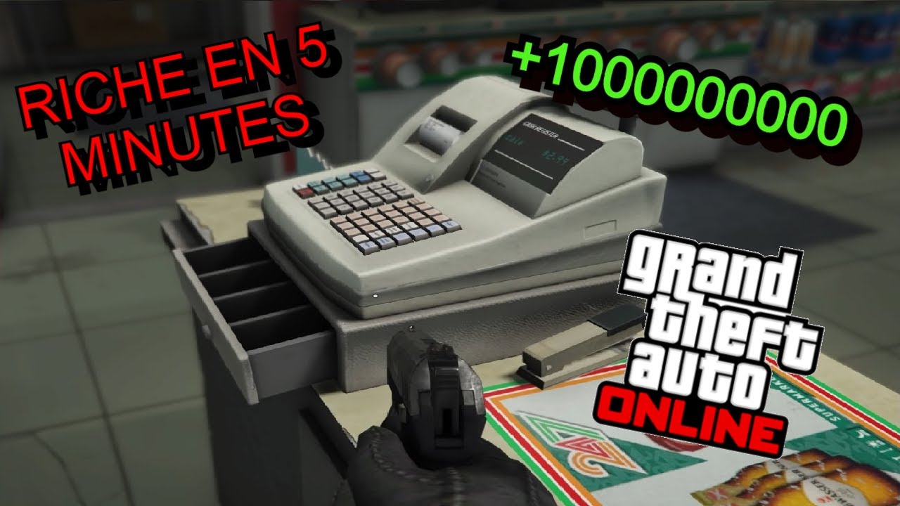 DEVENIR RICHE EN MOINS DE  5 MINUTES GTA 5 ONLINE  (1.50)