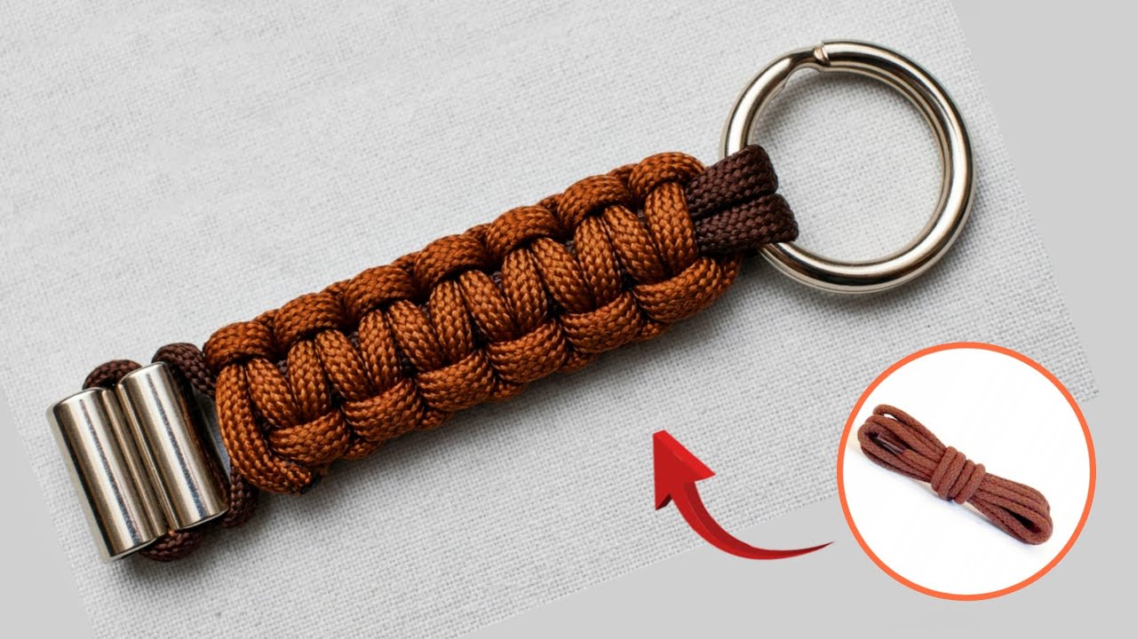 Брелок, который все ищут, но никак не могут найти! Сделай сам за 3 минуты! 🔑