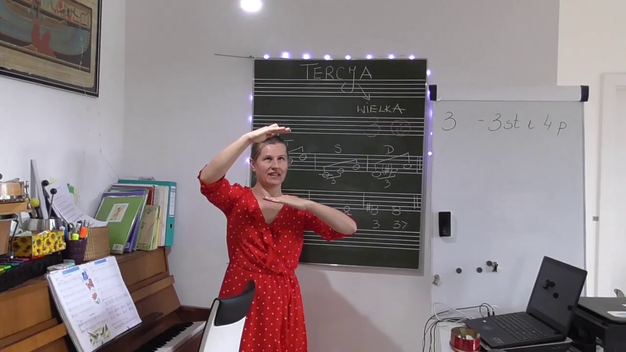 Tercja wielka w G - dur.  lekcja 4