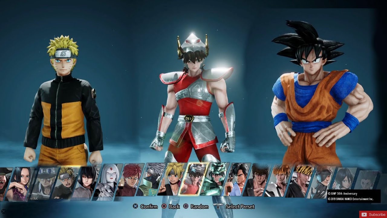 JUMP FORCE - All Amazing Characters & Stages ( Complete Roster) #gaming  #jumpforce #character