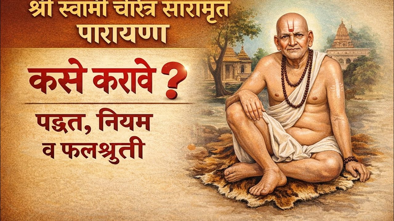 श्री स्वामी समर्थ चरित्र सारामृत पारायण कसे करावे ? याचे नियम व पद्धत l