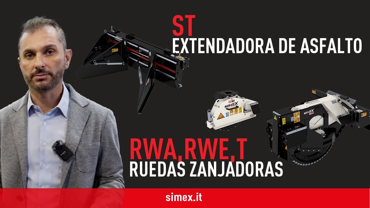 Bauma 2022 - Ruedas zanjadoras y extendedoras de asfalto