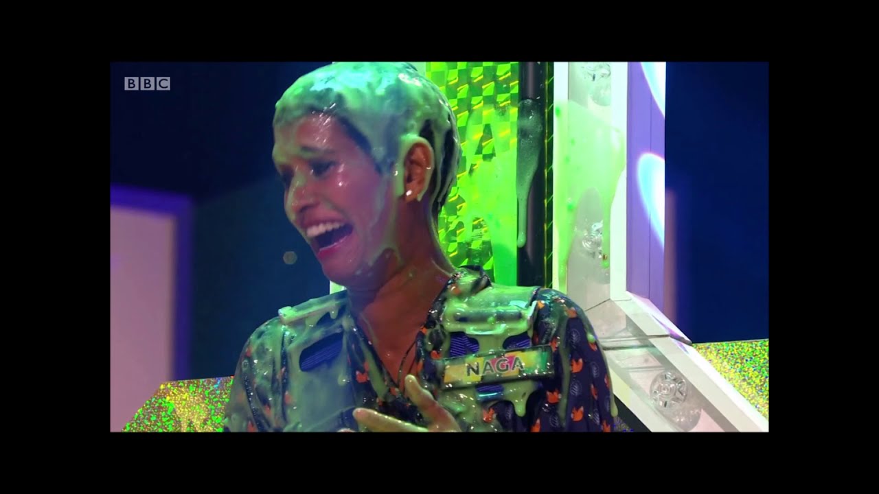 BBC news presenter Naga Munchetty slimed